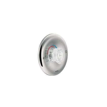 Moen Trim Posi Cht Shr Knb Bk Chr T181